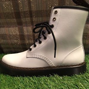 White Doc Martins. Size 8. Brand new.